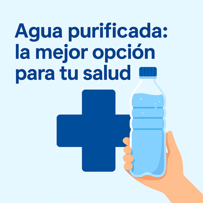 Agua purificada: la mejor opción para tu salud