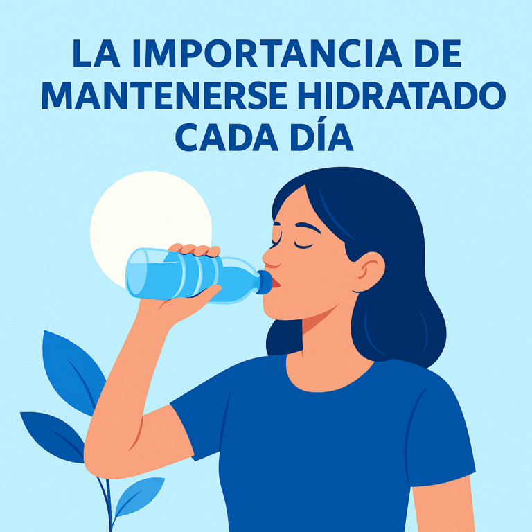 La importancia de mantenerse hidratado cada día